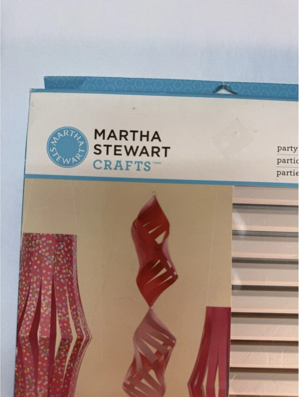 Martha Stewart  Party Crafting Template Spiral 2 Two-Piece Set  Vintage Craft